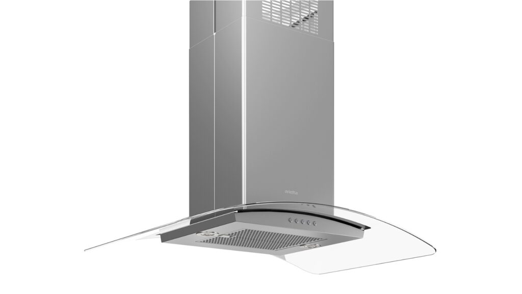 Dekor Glass Island by Arietta 36" Island Range Hood