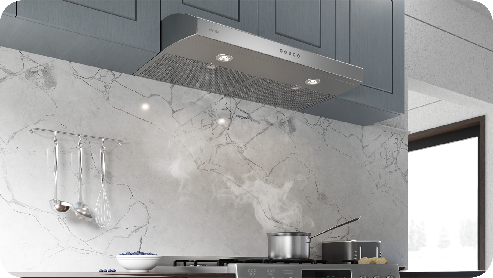 Arietta Range Hoods - Superior Range Hood Products